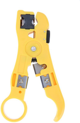 ACUTAS Universal Adjustable Coaxial Cable Cutter Wire Stripping Tool for Flat Round Cat5 Cat6 UTP STP RG59 RG6 RG7 RG11 Networking Telephone Cable Hand Tool Kit Universal Adjustable Coaxial Cable Stripper Wire Cutter
ACUTAS Universal Adjustable Coaxial Cable Cutter Wire Stripping Tool for Flat Round Cat5 Cat6 UTP STP RG59 RG6 RG7 RG11 Networking Telephone Cable Hand Tool Kit Universal Adjustable Coaxial Cable Stripper Wire Cutter