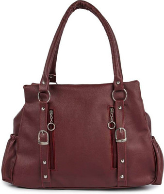BARSHA Hand-held Bag(Maroon)