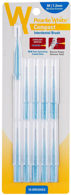 pearlie white Compact Interdental Brush M 1.2mm Pack Of 10s Ultra Soft Toothbrush(Pack of 10)
pearlie white Compact Interdental Brush M 1.2mm Pack Of 10s Ultra Soft Toothbrush(Pack of 10)