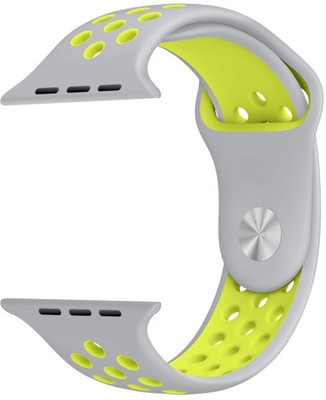 SPN Sport Straps Wristband Bracelet for 38 mm Apple Watch Series 3 , Series 2 , Series 1 , Nike+ 20 mm Silicone Watch Strap(White, Yellow)
SPN Sport Straps Wristband Bracelet for 38 mm Apple Watch Series 3 , Series 2 , Series 1 , Nike+ 20 mm Silicone Watch Strap(White, Yellow)