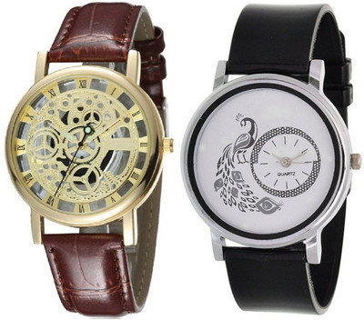 Talgo New Arrival Red Robin Season Special RROPENBR301BK New Arrival 2018 Latest Collection For Combo Of 2 Gold Designer Fancy Round Transparent Dial & Formal Party Wear Brown Leather Belt And 301-DialMore White Peacock Design In Round Dial Trendy And Bea
Talgo New Arrival Red Robin Season Special RROPENBR301BK New Arrival 2018 Latest Collection For Combo Of 2 Gold Designer Fancy Round Transparent Dial & Formal Party Wear Brown Leather Belt And 301-DialMore White Peacock Design In Round Dial Trendy And Bea