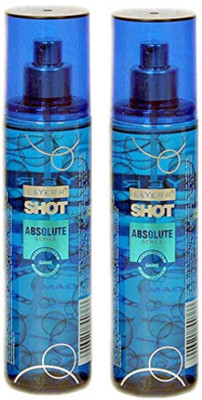 Layerr Shot Absolute Series Game Perfume Body Spray Pack of 2 Combo (135ML each) Perfume Body Spray - For Men(270 ml, Pack of 2)
Layerr Shot Absolute Series Game Perfume Body Spray Pack of 2 Combo (135ML each) Perfume Body Spray - For Men(270 ml, Pack of 2)