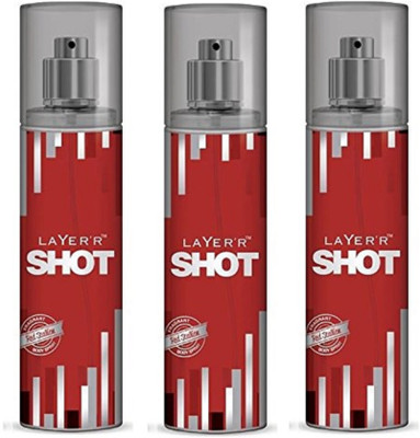 Layerr Shot Red Stallion Perfume Body Spray Pack of 3 Combo (135ML each) Perfume Body Spray - For Men(405 ml, Pack of 3)
Layerr Shot Red Stallion Perfume Body Spray Pack of 3 Combo (135ML each) Perfume Body Spray - For Men(405 ml, Pack of 3)