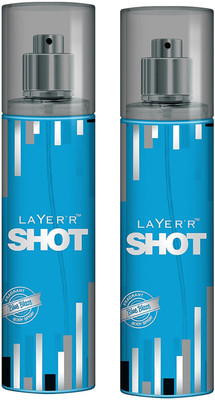 Layerr Shot Blue Blaze Perfume Body Spray Pack of 2 Combo (135ML each) Perfume Body Spray - For Men(270 ml, Pack of 2)
Layerr Shot Blue Blaze Perfume Body Spray Pack of 2 Combo (135ML each) Perfume Body Spray - For Men(270 ml, Pack of 2)