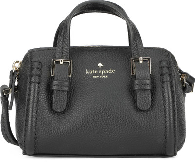 Kate Spade Women Casual Black Genuine Leather Sling Bag