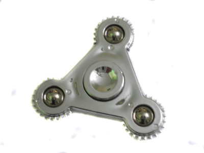 Manthan SLIVER FIDGET SPINNER MADE OF METAL(Silver)