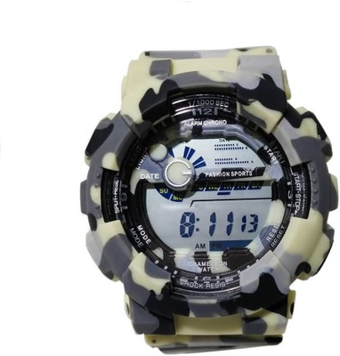 Users Army_20021 ARM-Pattern Digital Multilight Watch - For Men