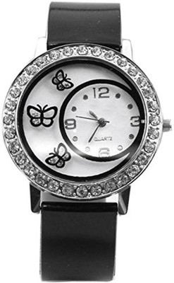 Swadesi Stuff Premium Quality Diamond Studded Butterfly Black Analog Watch - For Women
Swadesi Stuff Premium Quality Diamond Studded Butterfly Black Analog Watch - For Women