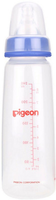 Pigeon Flexible Feeding Bottle - 240 ml(Blue)