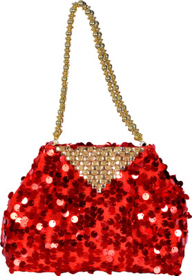 DUCHESS Party Maroon Clutch