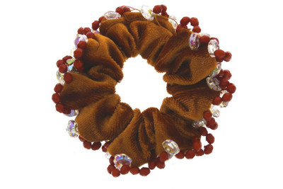Anuradha Art Jewellery Rubber Band Rubber Band(Orange)