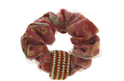 Anuradha Art Jewellery Rubber Band Rubber Band(Pink)
