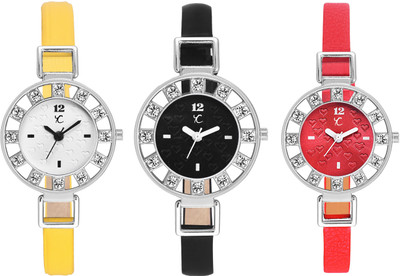 Youth Club NEW COMBO-BLKYLWRD49 STUDDED HEART PRINTED OFFICE PACK FOR GIRLS &KIDS SPECIAL Watch - For Girls
Youth Club NEW COMBO-BLKYLWRD49 STUDDED HEART PRINTED OFFICE PACK FOR GIRLS &KIDS SPECIAL Watch - For Girls