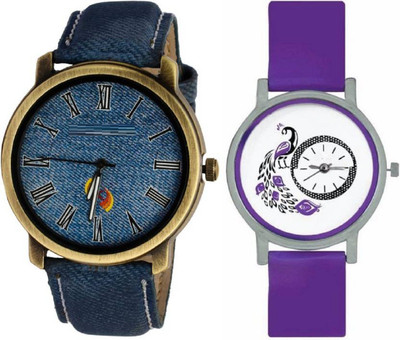 Miss Perfect Leather Blue 007 and Purple Peacock 301 combo watch for boys and girls Watch - For Boys
Miss Perfect Leather Blue 007 and Purple Peacock 301 combo watch for boys and girls Watch - For Boys