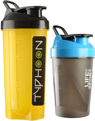S.Blaze Combo of 2 (700ml + 500ml) 1200 ml Shaker(Pack of 2, Yellow, Blue), Multicolor
S.Blaze Combo of 2 (700ml + 500ml) 1200 ml Shaker(Pack of 2, Yellow, Blue), Multicolor