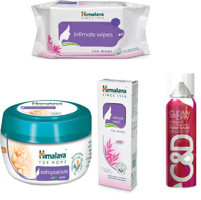 Himalaya Soothing Body Butter Jasmine, Intimate Wipes, Intimate Wash, Clean And Dry Foam Wash(Set of 4)
Himalaya Soothing Body Butter Jasmine, Intimate Wipes, Intimate Wash, Clean And Dry Foam Wash(Set of 4)