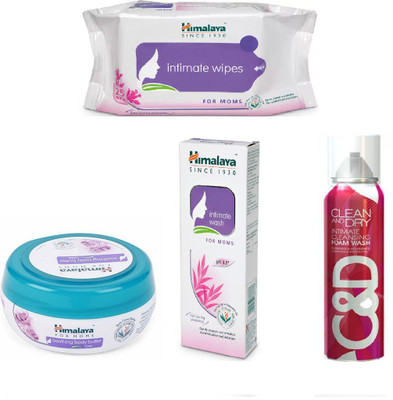 Himalaya Intimate Wipes, Soothing Body Butter Rose, Intimate Wash, Clean And Dry Foam Wash(Set of 4)
Himalaya Intimate Wipes, Soothing Body Butter Rose, Intimate Wash, Clean And Dry Foam Wash(Set of 4)