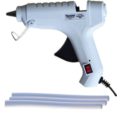 Themisto Hot Melt Glue Gun 40 Watt With On Off Switch & With 3 Hot Melt Glue Sticks THC-W40T03 Standard Temperature Corded Glue Gun(11 mm)