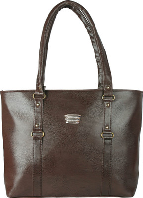Bay & Blue Hand-held Bag(Brown)