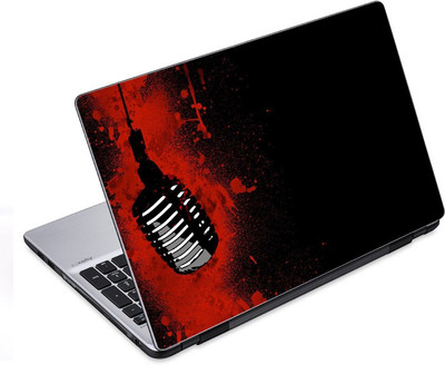 ezyPRNT Vocal Music and Mike F (14 to 14.9 inch) Vinyl Laptop Decal 14