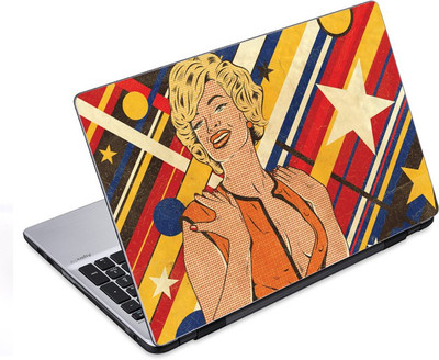ezyPRNT Expression of Girl M (14 to 14.9 inch) Vinyl Laptop Decal 14