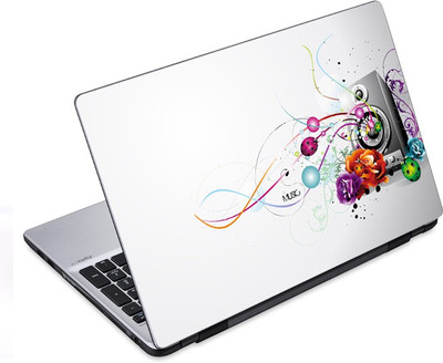 ezyPRNT Loud Speakers Music H (14 to 14.9 inch) Vinyl Laptop Decal 14