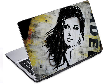 ezyPRNT Expression of Girl J (10 to 10.9 inch) Vinyl Laptop Decal 10