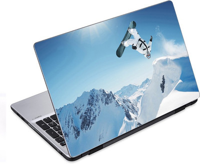 ezyPRNT Skateboarding Sports Blue (14 to 14.9 inch) Vinyl Laptop Decal 14