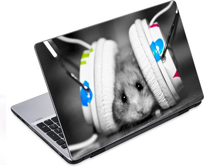 ezyPRNT Headphones and Earphones Music R (12 to 12.9 inch) Vinyl Laptop Decal 12