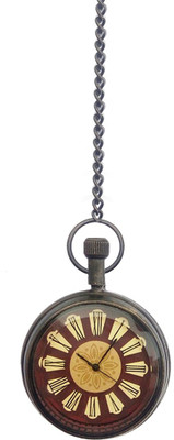 Kartique Antique Style Chrome Plated Alloy Pocket Watch Chain