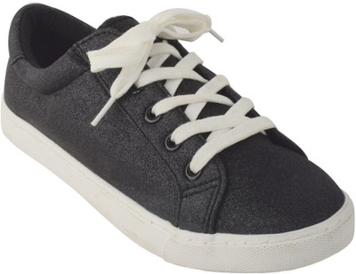 Go India Store Sneakers For Women(Black