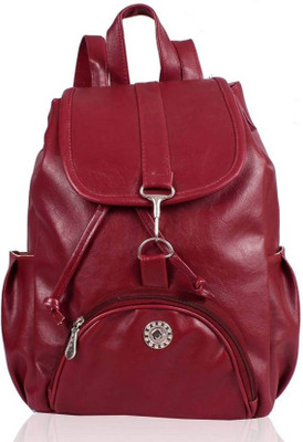 MK PURSE BACKPACK 10 L Backpack(Maroon), Marron