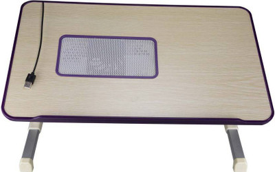 ZEVORA Multi-function laptop desk Cooling Pad(Beige, Purple)