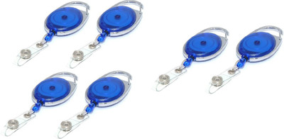 TheFlauntStore Plastic ID Badge Holder(Pack of 6)