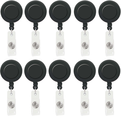 TheFlauntStore Plastic ID Badge Holder(Pack of 10)