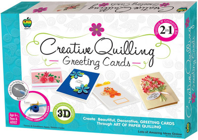 GRAPPLE DEALS Creative Quilling Greeting Cards Decoration Best Way For Increase Child Imagination For Kids.(Multicolor)
GRAPPLE DEALS Creative Quilling Greeting Cards Decoration Best Way For Increase Child Imagination For Kids.(Multicolor)