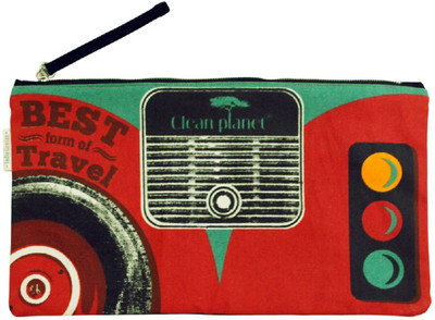 Clean Planet Indiegenius Best Pouch Pouch(Green, Red)