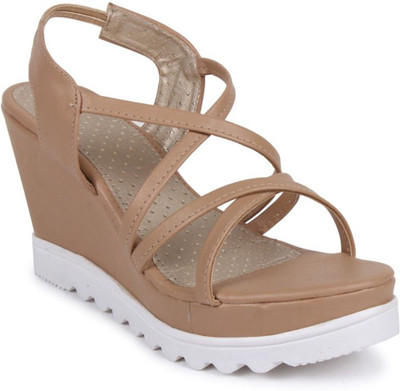 Stepee Women Brown Wedges