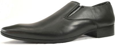 Size Slip On For Men(Black, Bkack
