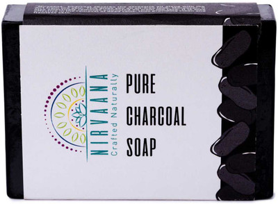Nirvaana Handmade Natural Charcoal Soap(100 g)