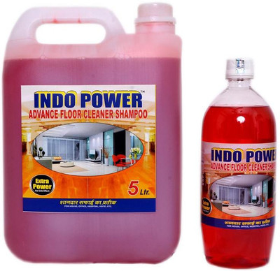 INDOPOWER ADVANCE FLOOR CLEANER SHAMPOO ROSE (1ltr.+ 5ltr.) COMBO PACK Regular(6000 ml, Pack of 2)
INDOPOWER ADVANCE FLOOR CLEANER SHAMPOO ROSE (1ltr.+ 5ltr.) COMBO PACK Regular(6000 ml, Pack of 2)