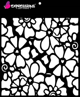 expressions craft stamps Funky Flowers EST6035 Hand made Design Stencil(Pack of 1, Art stencil)
expressions craft stamps Funky Flowers EST6035 Hand made Design Stencil(Pack of 1, Art stencil)