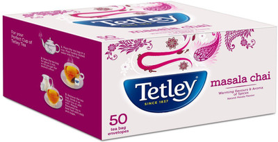 Tetley Masala Tea Bags(50 Bags, Box)