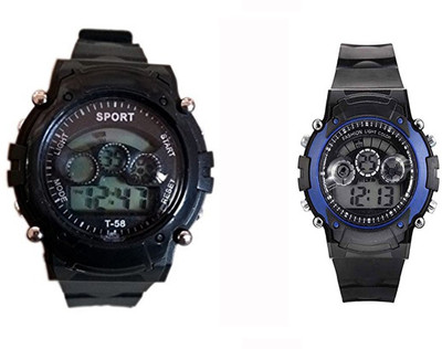 Mettle T-58 Multi Function kids Watch Combo Pack of 2 (Black,Blue) Watch - For Boys & Girls
Mettle T-58 Multi Function kids Watch Combo Pack of 2 (Black,Blue) Watch - For Boys & Girls