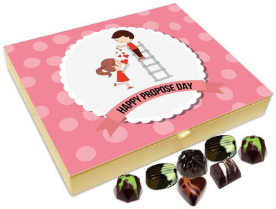 Chocholik Propose Day Gift Box - Happy Propose Day Dear Chocolate Box - 20pc Truffles(240 g)
Chocholik Propose Day Gift Box - Happy Propose Day Dear Chocolate Box - 20pc Truffles(240 g)