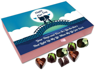 Chocholik Kiss Day Gift Box - Your Hugs And Kisses Are Like Stars Chocolate Box - 12pc Truffles(144 g)
Chocholik Kiss Day Gift Box - Your Hugs And Kisses Are Like Stars Chocolate Box - 12pc Truffles(144 g)
