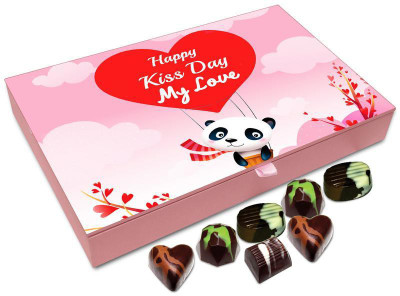 Chocholik Kiss Day Gift Box - Happy Kiss Day My Love Chocolate Box - 12pc Truffles(144 g)
Chocholik Kiss Day Gift Box - Happy Kiss Day My Love Chocolate Box - 12pc Truffles(144 g)