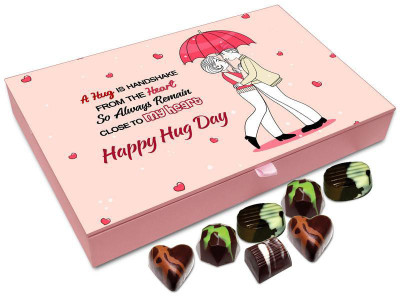 Chocholik Hug Day Gift Box - A Hug Is Handshake From The Heart Chocolate Box - 12pc Truffles(144 g)
Chocholik Hug Day Gift Box - A Hug Is Handshake From The Heart Chocolate Box - 12pc Truffles(144 g)