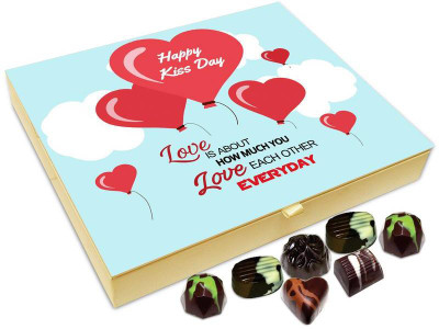 Chocholik Kiss Day Gift Box - Love Is About How Much You Love Each Other Everyday Chocolate Box - 20pc Truffles(240 g)
Chocholik Kiss Day Gift Box - Love Is About How Much You Love Each Other Everyday Chocolate Box - 20pc Truffles(240 g)