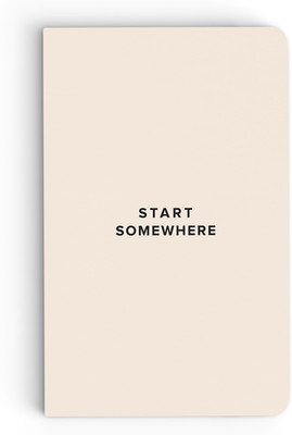 inkFlap A5 Notebook(Premium Designer Notebook - Start Somewhere, Light Peach)
inkFlap A5 Notebook(Premium Designer Notebook - Start Somewhere, Light Peach)